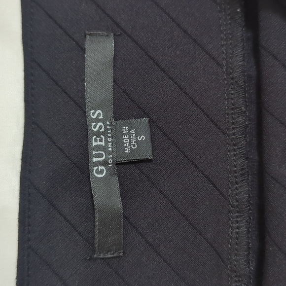 Guess Off-Shoulder Long Sleeve Mini Dress, Color Black Size S - Picture 15 of 16